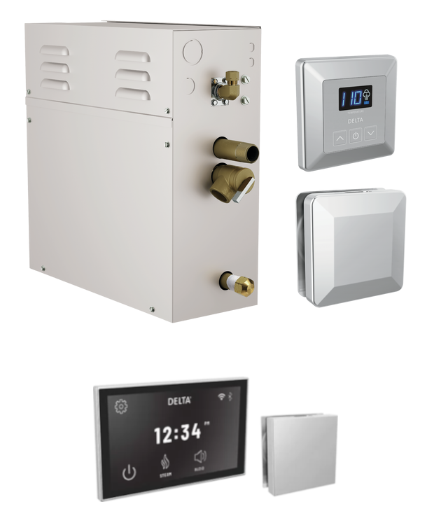 delta faucet steam shower system